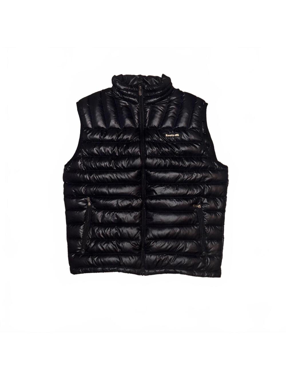 Black Roots Puffer Vest Size M